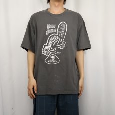 画像2: SKULL SKATES CANADA製 "Kevin Harris" プリントTシャツ BLACK XL (2)