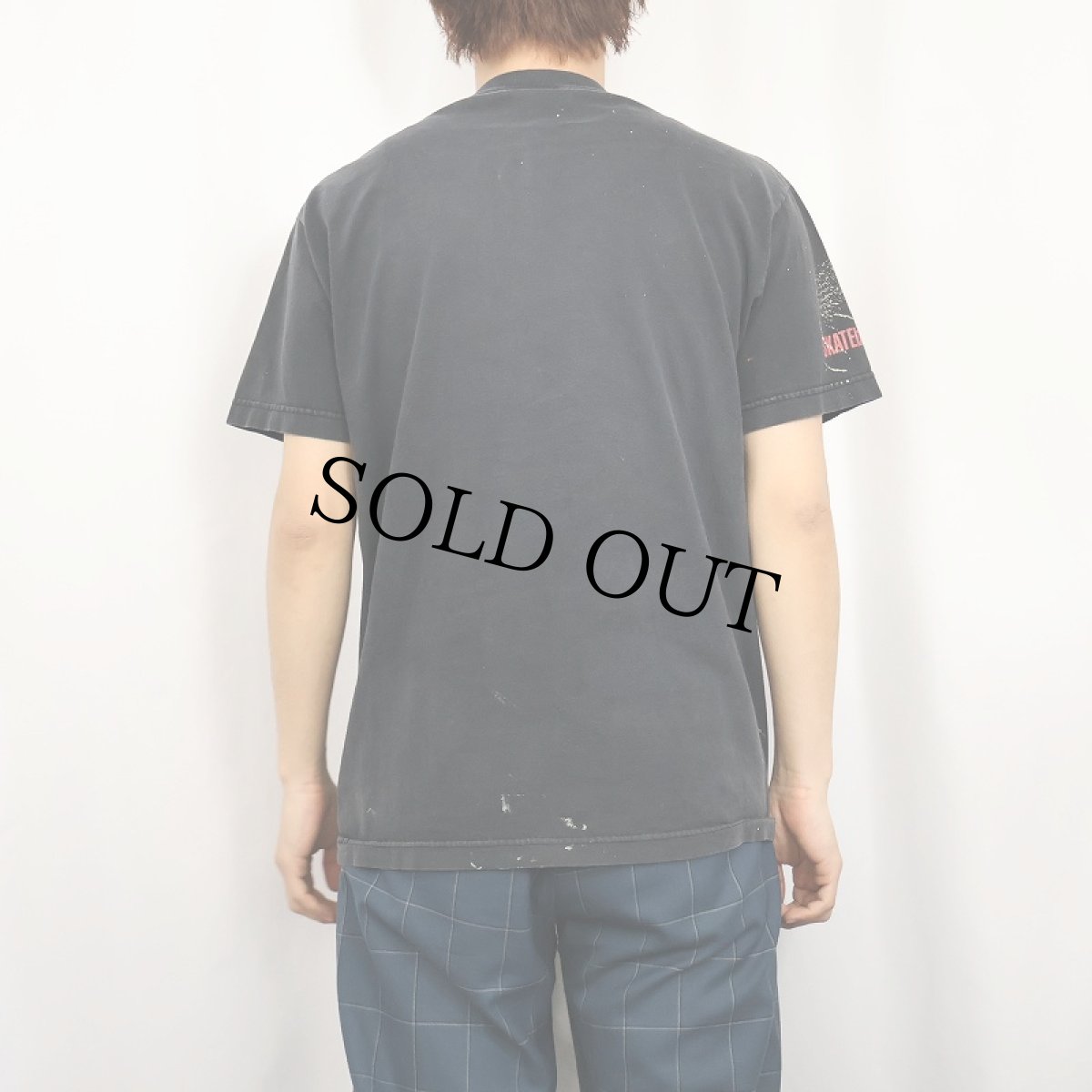 画像3: ELEMENT ペンキペイント ロゴプリントTシャツ BLACK (3)