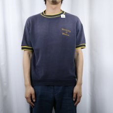 画像2: 60〜70's VELVA SHEEN プリント半袖スウェット (2)