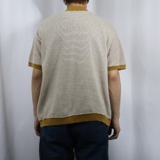 画像3: 60〜70's "DELTA TAU DELTA" ボーダー柄 半袖スウェット (3)