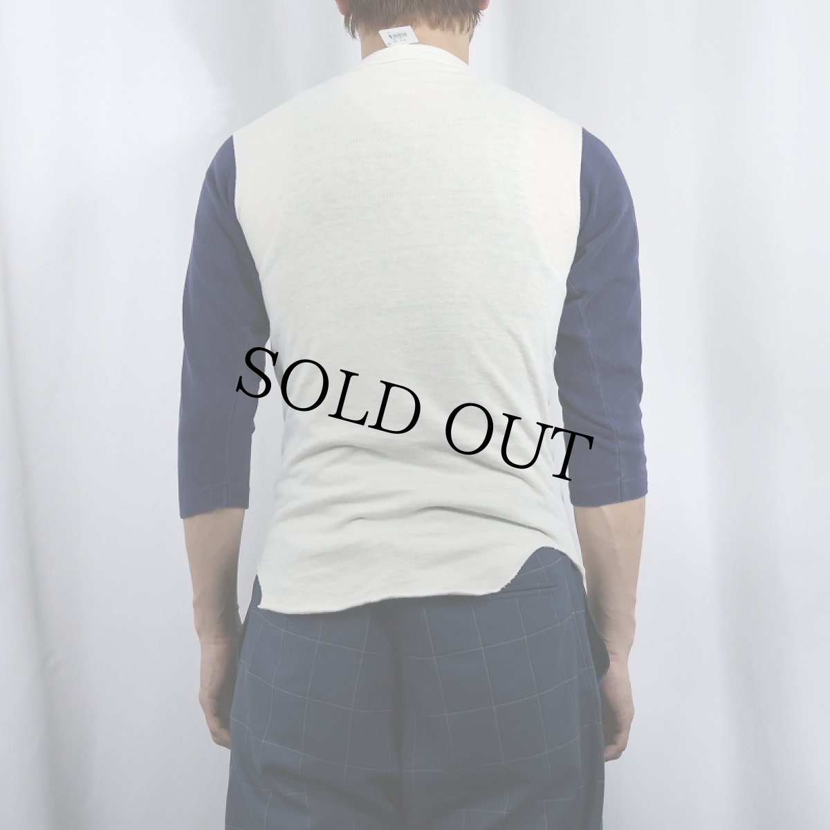 画像3: 70's Champion バータグ "UNIVERSITY WISCONSIN LA CROSSE" 染み込みプリント ベースボールTシャツ S (3)