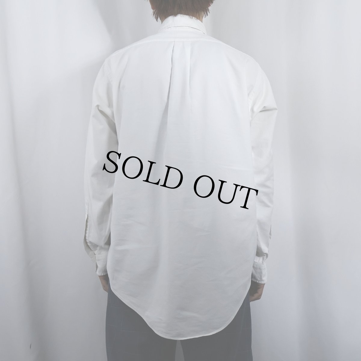 画像3: 90's Brooks Brothers Makers USA製 コットンボタンダウンシャツ 15 1/2-3 (3)