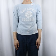 画像2: 60's "CATAWBA COLLEGE" プリントスウェット (2)