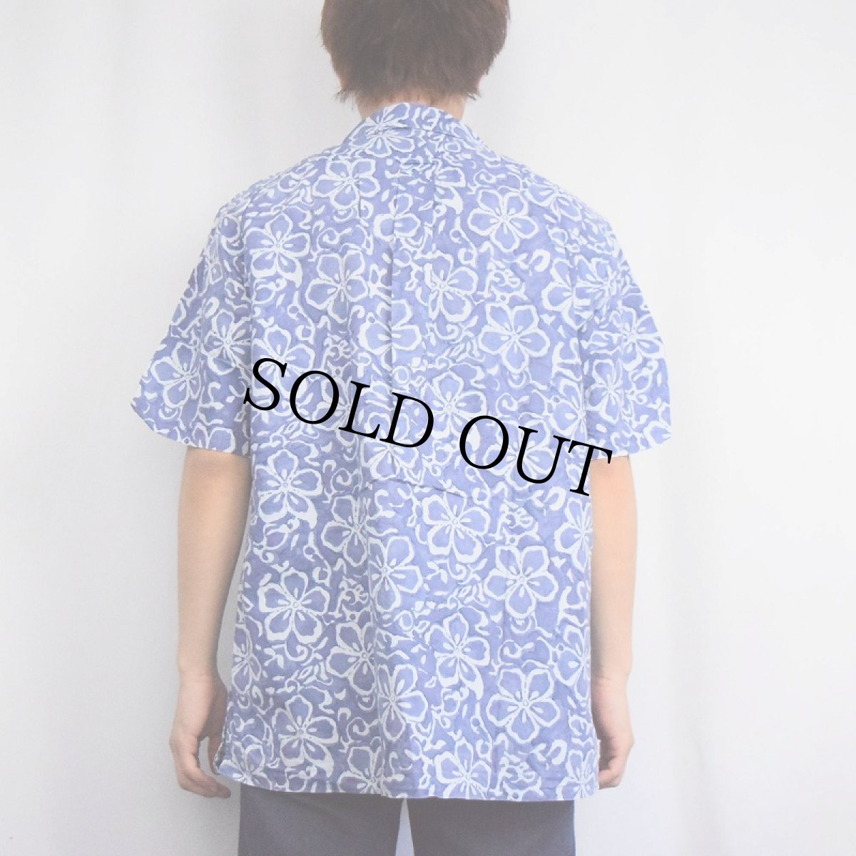 画像3: POLO Ralph Lauren "CALDWELL" 花柄 リネン×コットン アロハシャツ M (3)