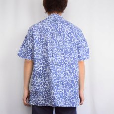 画像3: POLO Ralph Lauren "CALDWELL" 花柄 リネン×コットン アロハシャツ M (3)