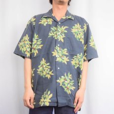 画像2: POLO Ralph Lauren "CLAYTON" 花柄 コットンアロハシャツ M (2)