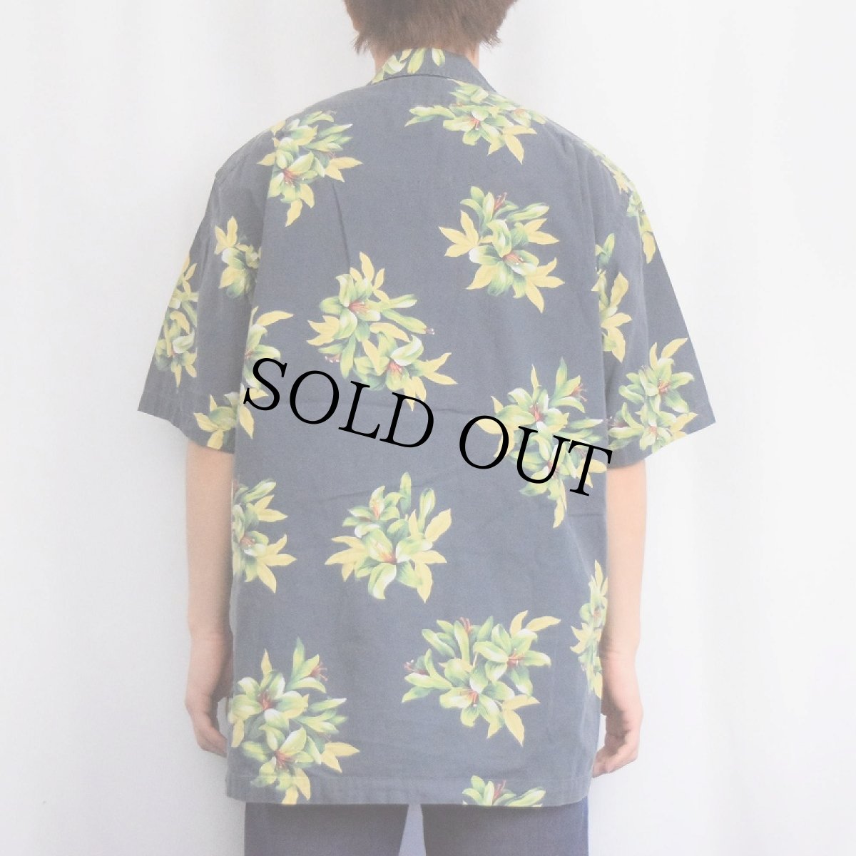 画像3: POLO Ralph Lauren "CLAYTON" 花柄 コットンアロハシャツ M (3)