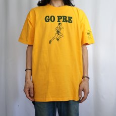 画像2: 90's "GO PRE" ランナープリントTシャツ XL (2)