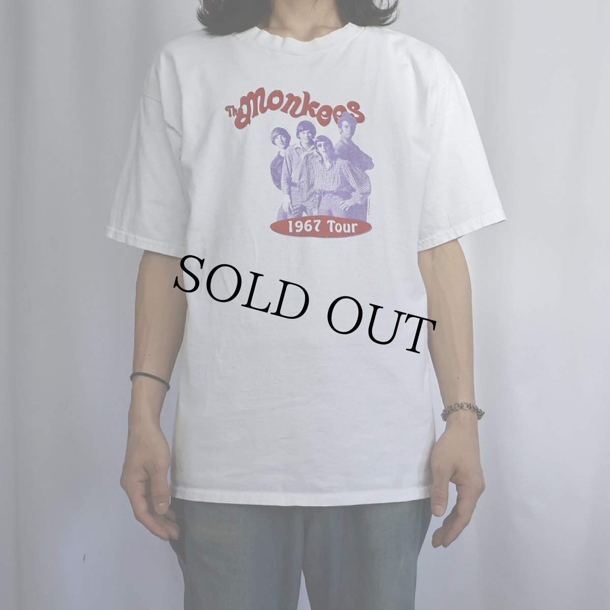 画像2: 90's The monkees ロックバンド プリントTシャツ XL (2)