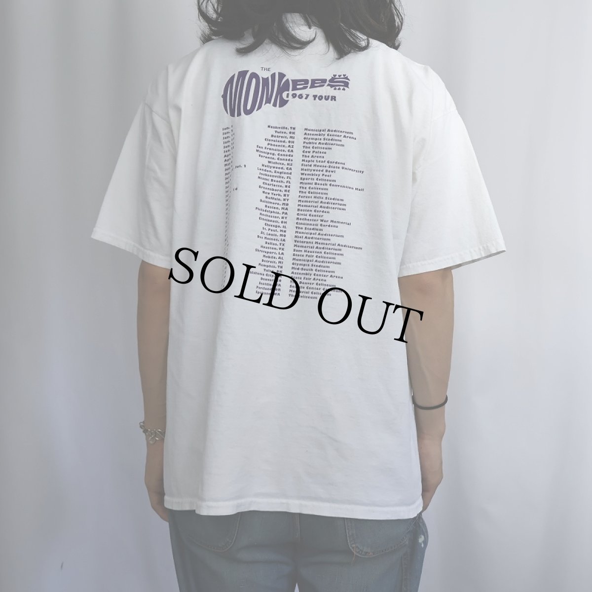 画像3: 90's The monkees ロックバンド プリントTシャツ XL (3)