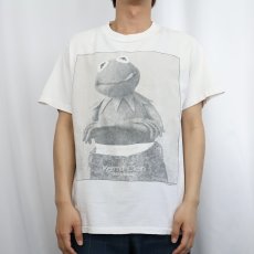 画像2: 90's USA製 Kermit "Kermit Clein" キャラクターパロディプリントTシャツ L (2)