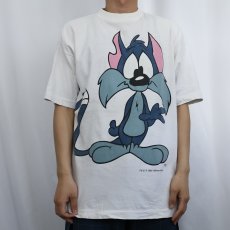 画像3: TINYTOONS "FURRBALL" キャラクタープリントTシャツ XL (3)