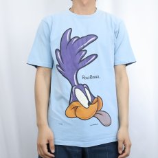画像2: 90's LOONEY TUNES "Road Runner" キャラクタープリントTシャツ M (2)