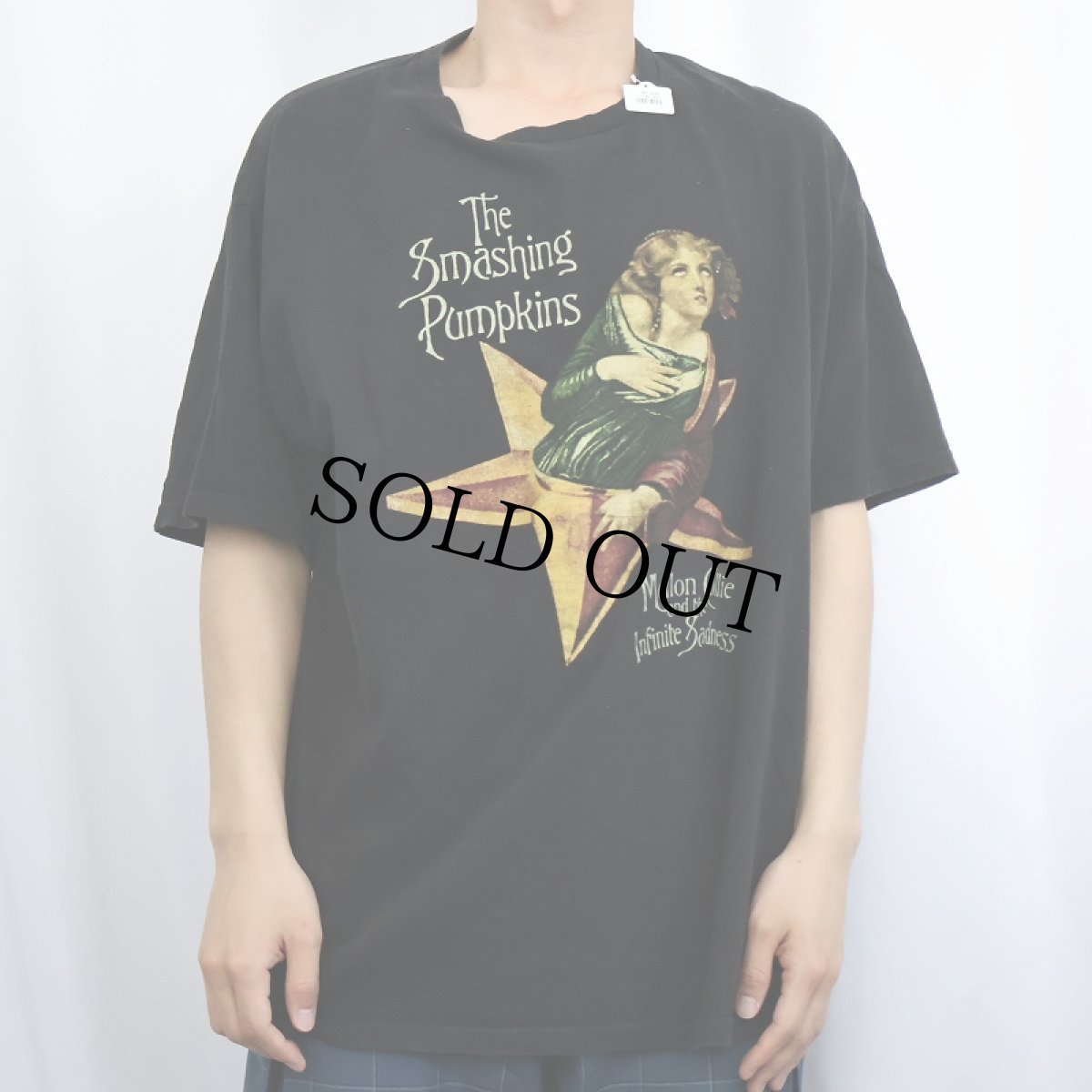 画像2: The Smashing Pumpkins "Mellon Collie And The Infinite Sadness" オルタナロックバンドTシャツ BLACK 2X (2)