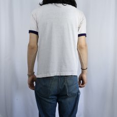 画像3: 60's Champion C中ランタグ "FRESHMAN CAMP" プリントリンガーTシャツ L (3)