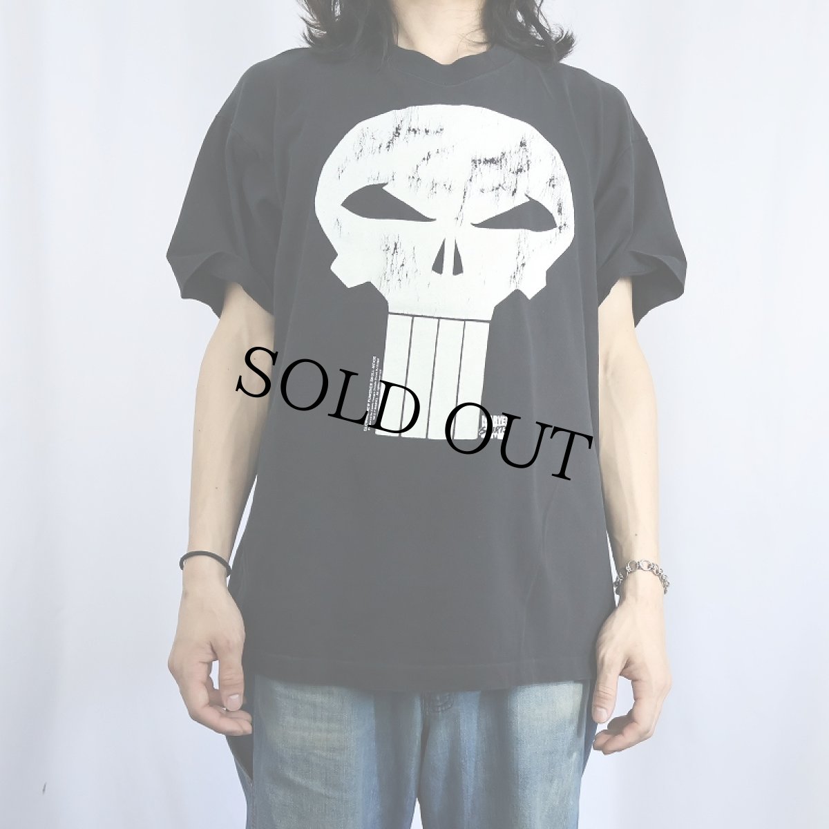 画像2: 90's MARVEL USA製 "The Punisher" プリントTシャツ BLACK XL (2)