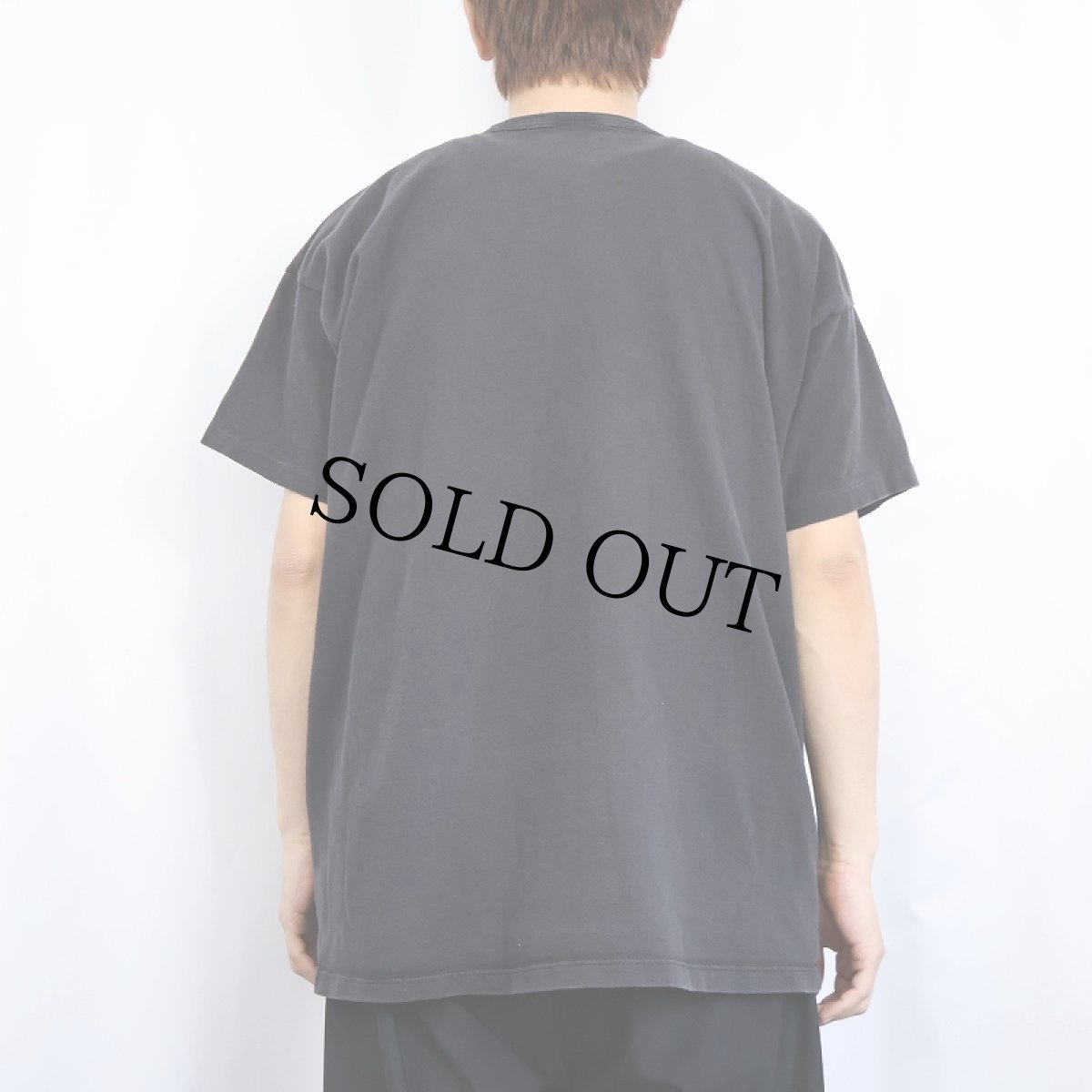 画像3: 80〜90's Champion USA製 青刺繍タグ 後期 ロゴプリントTシャツ BLACK XXL (3)