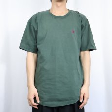 画像2: 80〜90's Champion USA製 青刺繍タグ 後期 ロゴ刺繍Tシャツ M (2)