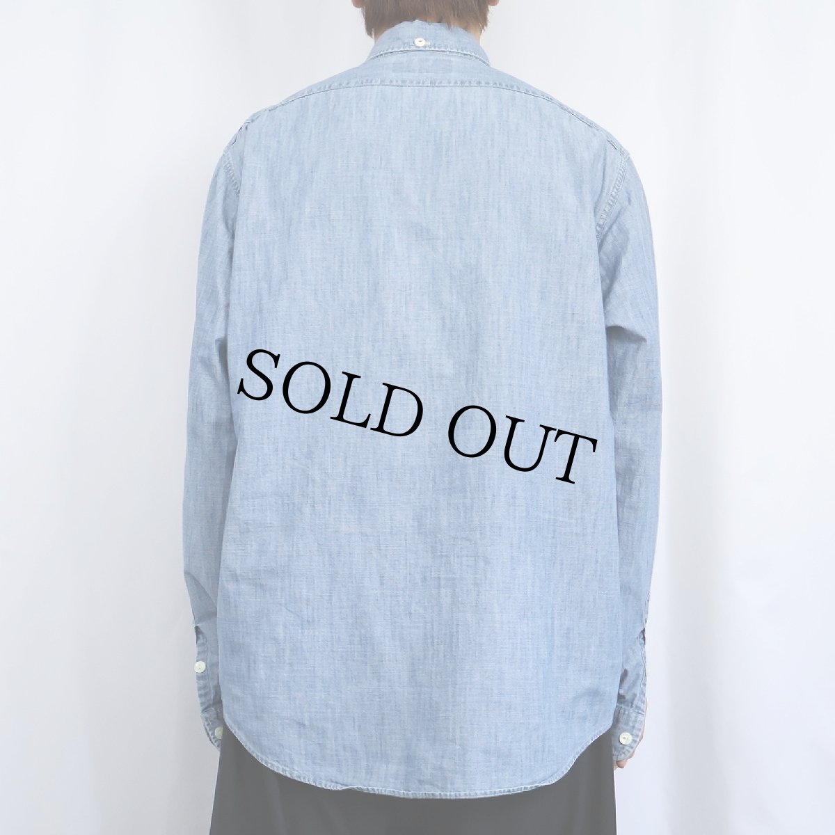 画像3: Ralph Lauren シャンブレーボタンダウンシャツ L (3)