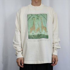 画像2: Warren Kimble "American Folk Art" キリン アートプリントロンT L (2)