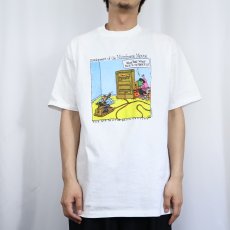 画像2: 90's Rich Tennant "The 5th wave" シュールイラスト コミックプリントTシャツ DEADSTOCK L (2)
