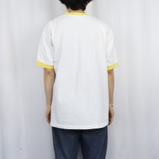 画像3: Crank Yankers USA製 テレビ番組 キャラクタープリント リンガーTシャツ XL (3)