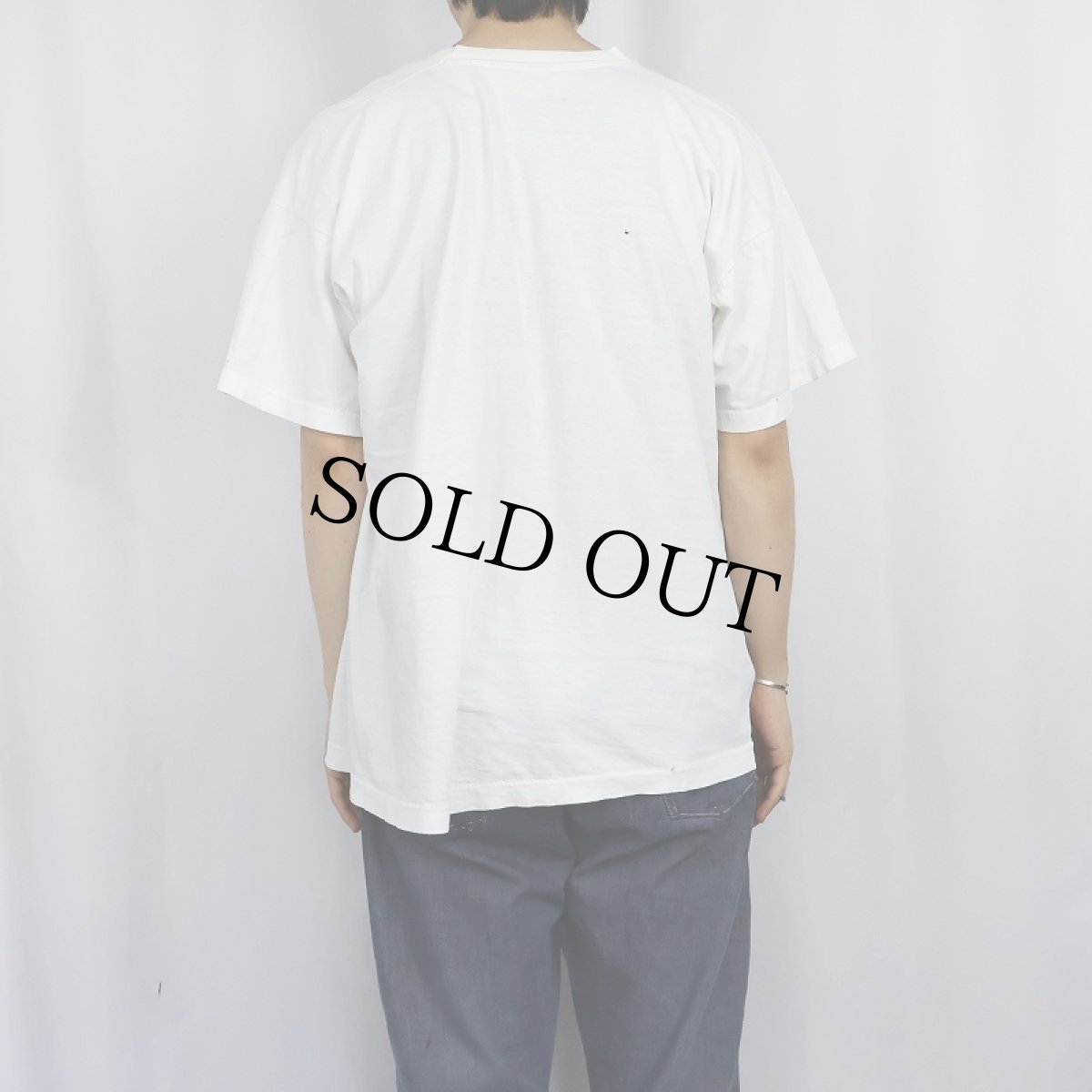 画像3: 90's ATTITUDE DUDE USA製 "I didn't do it." イラストプリントTシャツ (3)