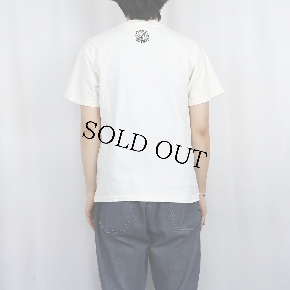 画像3: 90's DONT PANIC USA製 "HATE in not a family value" プリントTシャツ M (3)