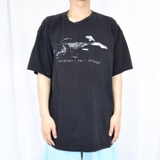画像2: 2000's "G3 Satriani / Vai / Petrucci" ギタリスト ツアープリントTシャツ BLACK XL (2)