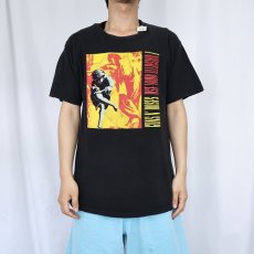 画像2: 2000's GUNS N' ROSES ロックバンドプリントTシャツ BLACK L (2)