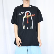 画像2: 2000's AC/DC "POWERAGE" ハードロックバンドアルバムプBLACK XL (2)