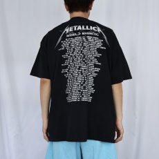 画像3: 2000's METALLICA ロックバンド ツアープリントTシャツ BLACK (3)