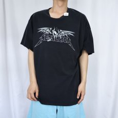 画像2: 2000's METALLICA ロックバンドプリントTシャツ BLACK (2)