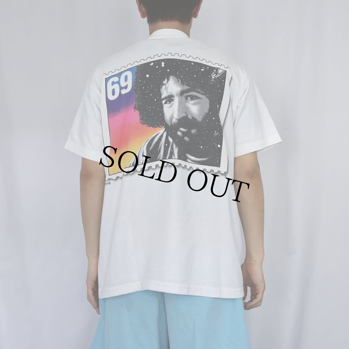 画像3: 90's JERRY GARCIA BAND USA製 ロックバンドプリントTシャツ L (3)