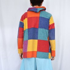 画像3: 90's SUNBELT USA製 パネル切り替えパーカー ONE SIZE (3)