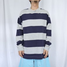 画像2: 90's GAP USA製 ボーダー柄ロンT L (2)