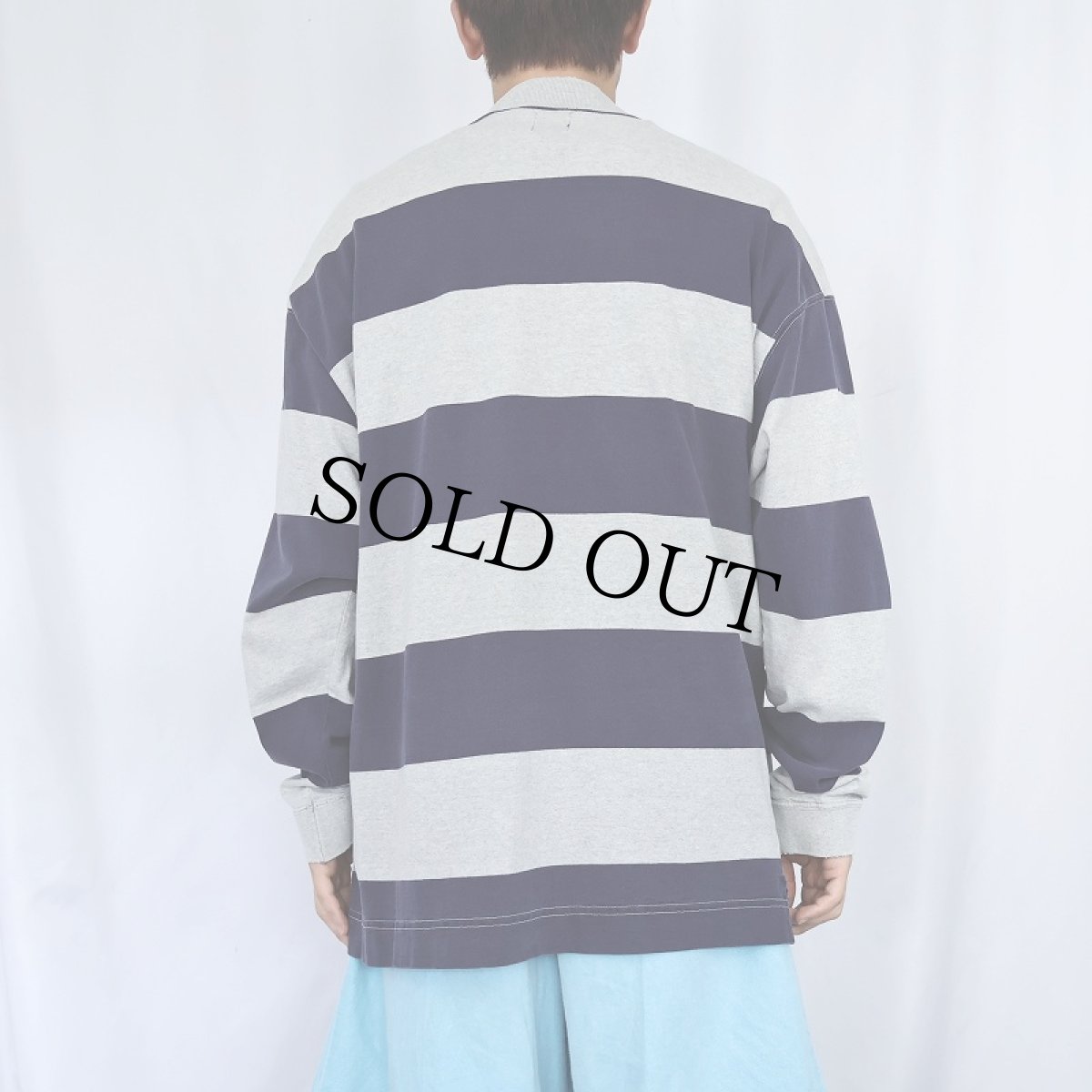 画像3: 90's GAP USA製 ボーダー柄ロンT L (3)