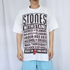 画像3: 90's ROLLING STONES USA製 ロックバンドプリントTシャツ XXL (3)