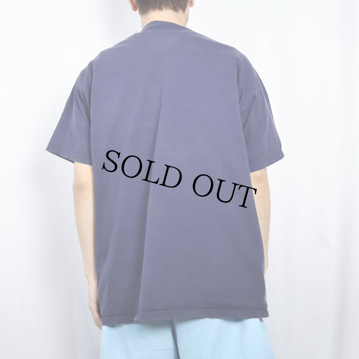 画像3: 90's RUSSELL ATHLETIC USA製 無地 ポケットTシャツ NAVY L (3)
