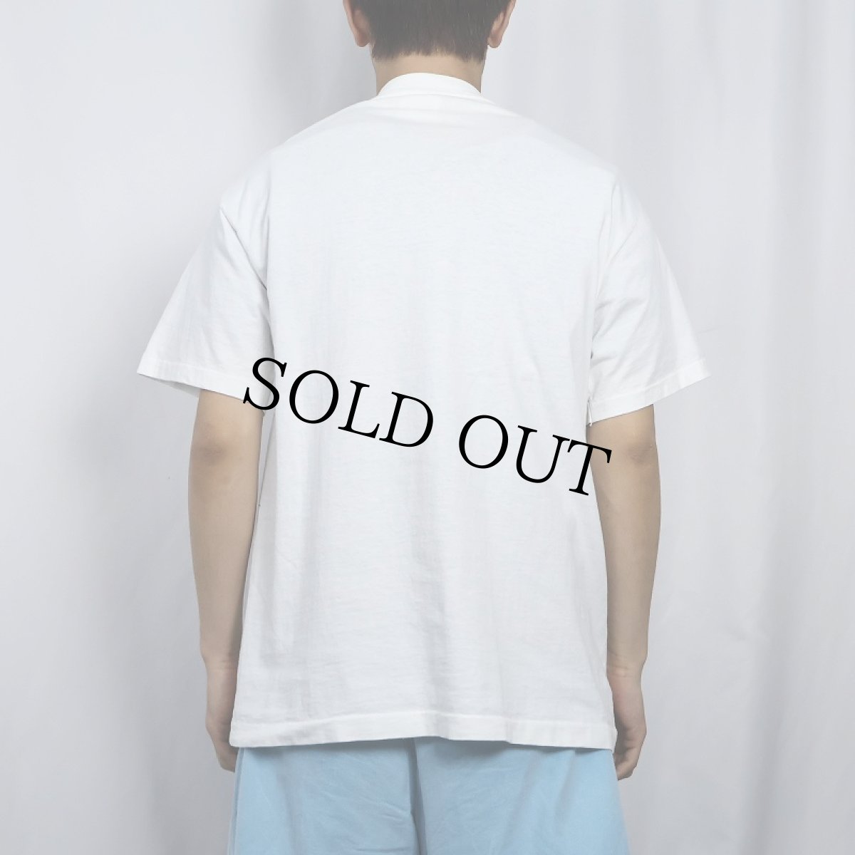 画像3: 90's USA製 "LIVE THE DREAM!" イラストプリントTシャツ L (3)