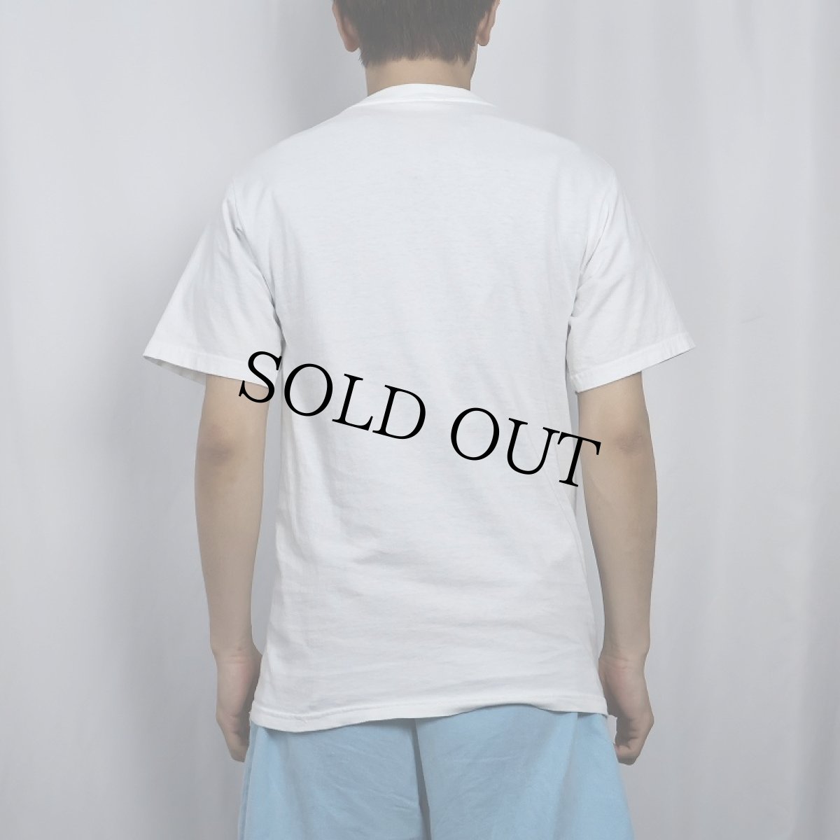 画像3: RON WAX USA製 "ROOFTOPS B. DE CLICHY PARIS, FRANCE" プリントTシャツ S (3)