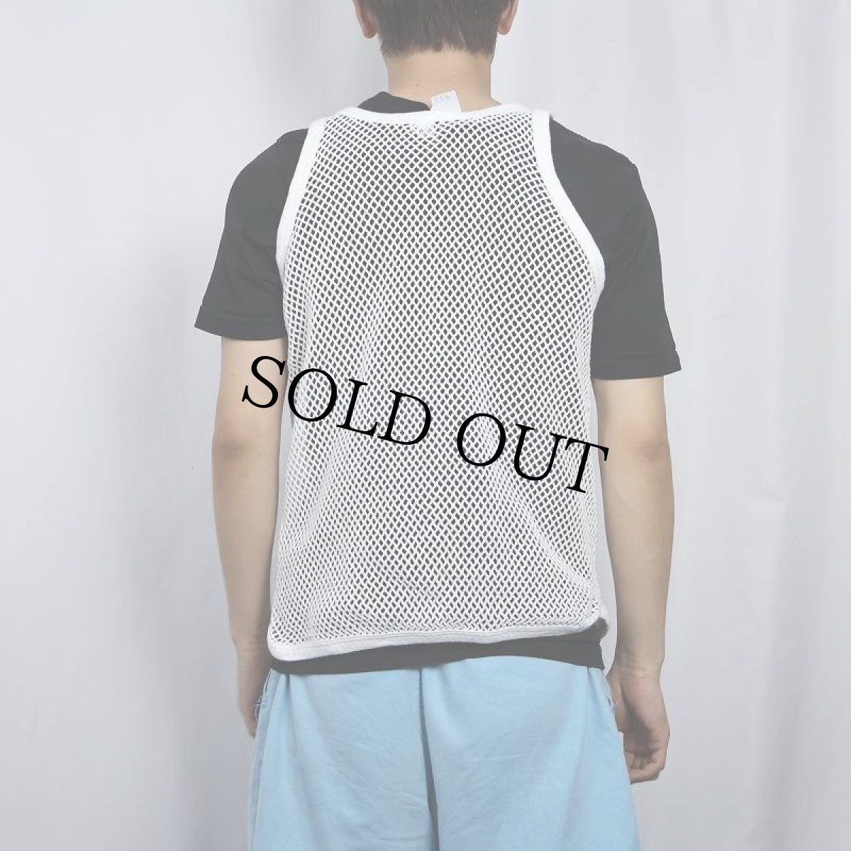 画像4: コットン メッシュタンクトップ L (4)