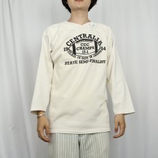 画像3: 80's CENTRALIA  CCC CHAMPS 12-1 フットボールTシャツ (3)