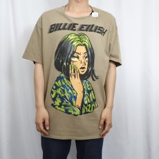 画像2: Billie Eilish ミュージシャンプリントTシャツ L (2)