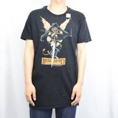 画像2: 80's Jethro Tull USA製 "Broadsword" ロックバンド ツアープリントTシャツ BLACK XL (2)