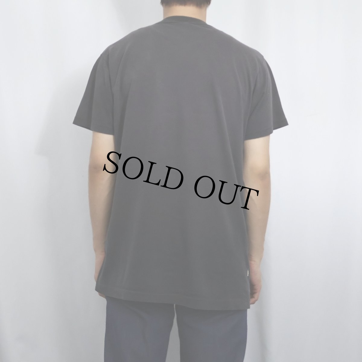 画像3: 80's FRUIT OF THE LOOM USA製 無地ポケットTシャツ BLACK L (3)