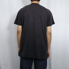 画像3: 80's FRUIT OF THE LOOM USA製 無地ポケットTシャツ BLACK L (3)