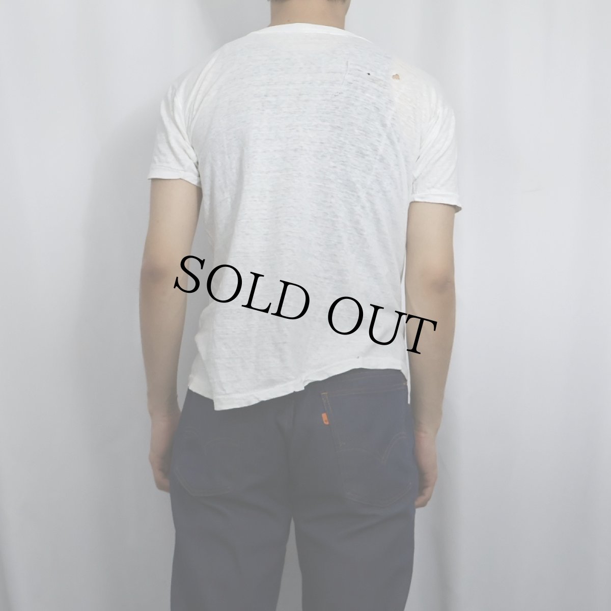 画像3: 60's UNITED STATES MILITARY ACADEMY WEST POINT 染み込みプリント Tシャツ (3)