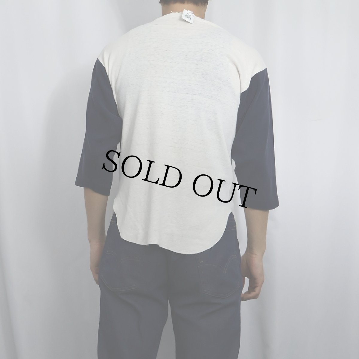 画像3: 70〜80's Champion USA製 バータグ "UNIVERSITY OF WINDSOR" 染み込みプリント カレッジTシャツ L (3)