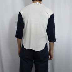 画像3: 70〜80's Champion USA製 バータグ "UNIVERSITY OF WINDSOR" 染み込みプリント カレッジTシャツ L (3)